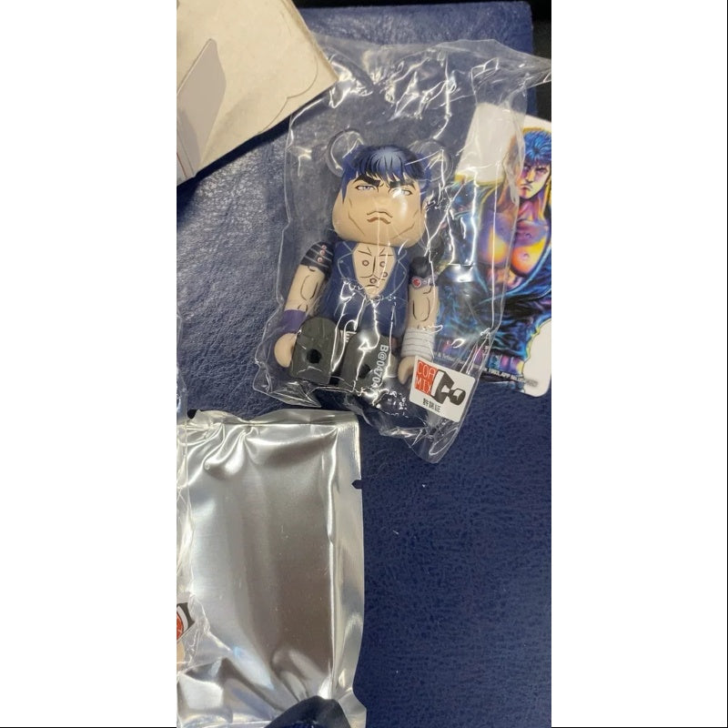 Bearbrick Series 47 ARTIST Kenshiro Fist of The North Star 100% Collectible Vinyl Figure - Anime & Manga Merchandise for Display, Gift, and Pop Culture Collections