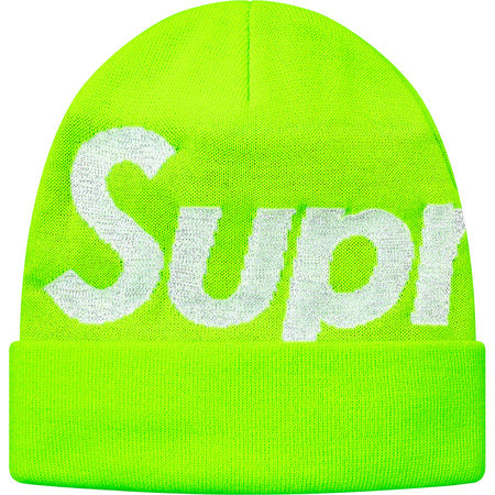 Supreme Big Logo Beanie Winter Hat - FW18 Collection - Warm Knit Skull Cap for Men & Women - Perfect for Cold Weather, Streetwear Fashion & Outdoor Activities