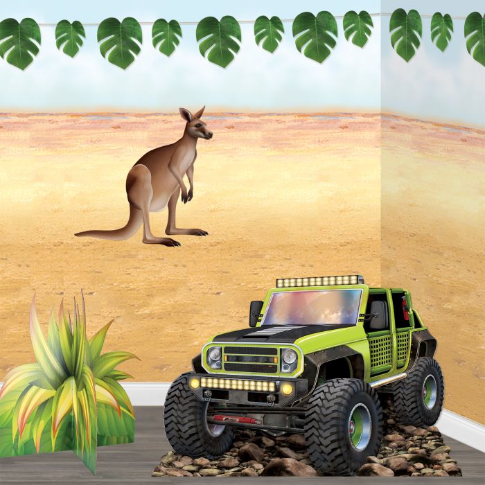 12 Pack Beistle Jointed Kangaroo Wall Decorations - Hanging Party Decor for Australian Theme Events, Kids Room & Nursery Decorations