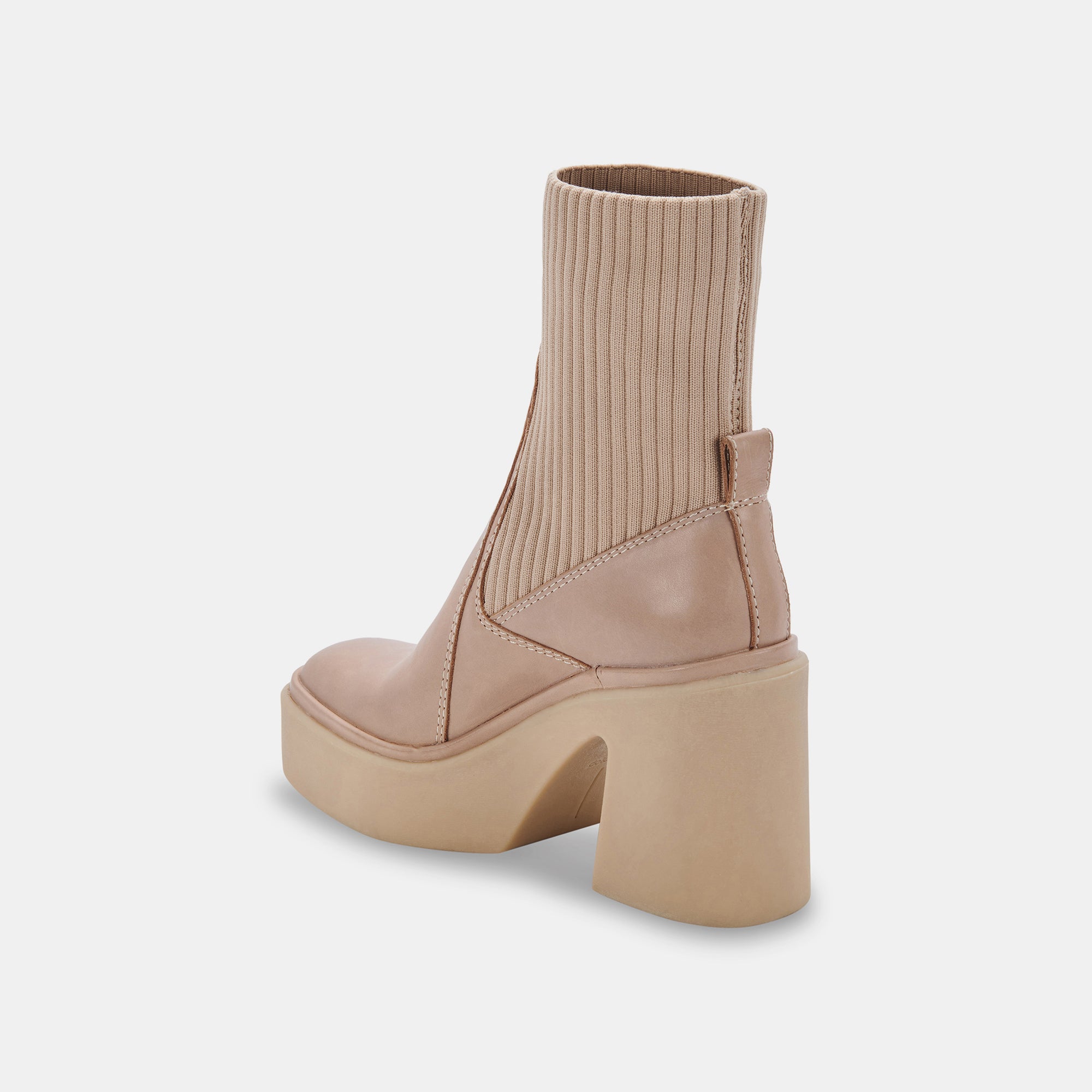ODINA Women's TAUPE Leather Ankle Boots - Comfortable Casual & Dress Shoes for Fall/Winter - Perfect for Office, Dating & Night Out