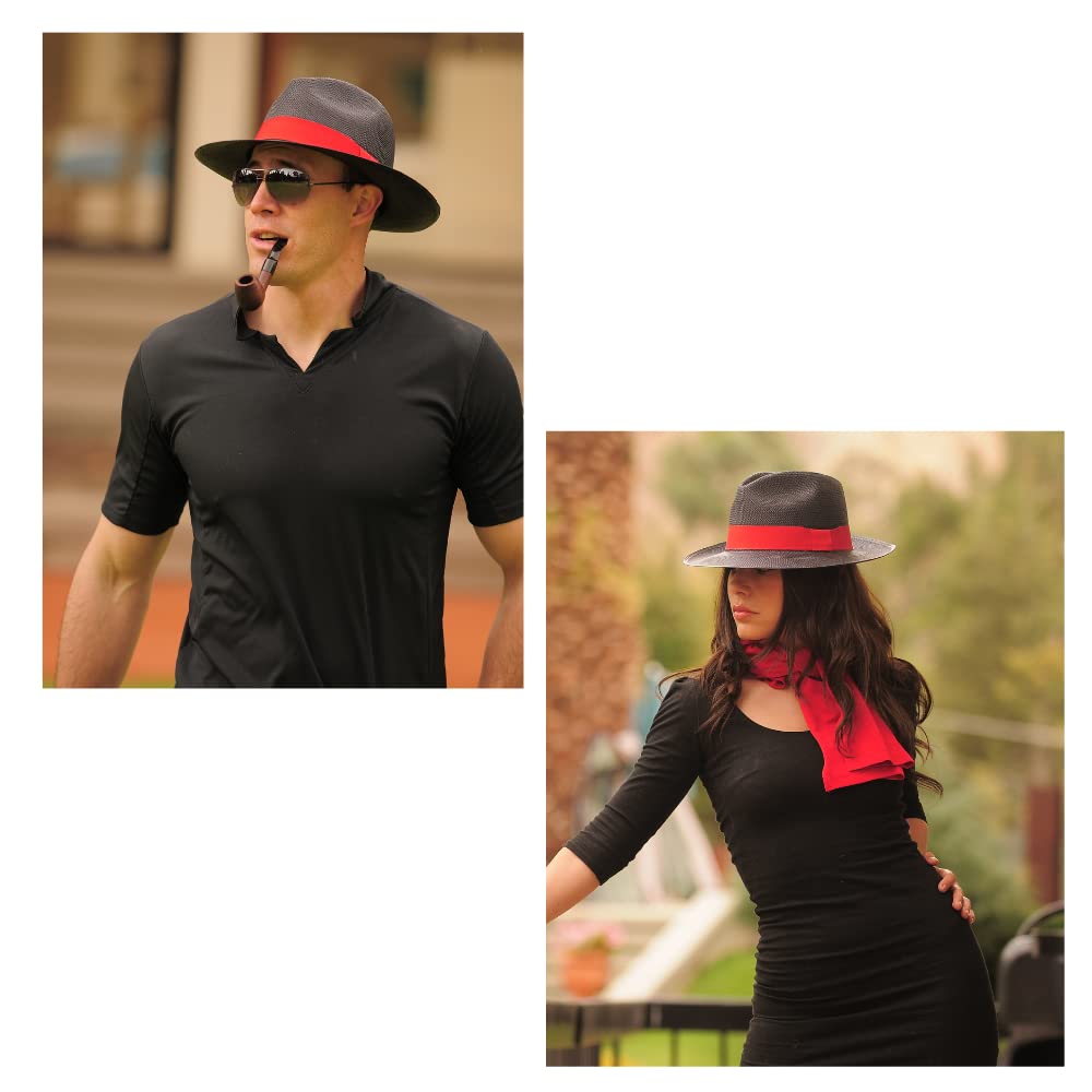 Gamboa Hatbands for Panama Hats - Premium Ribbon Hatband for Cowboy & Western Hats - Perfect for Rodeo, Outdoor Events & Fashion Accessories