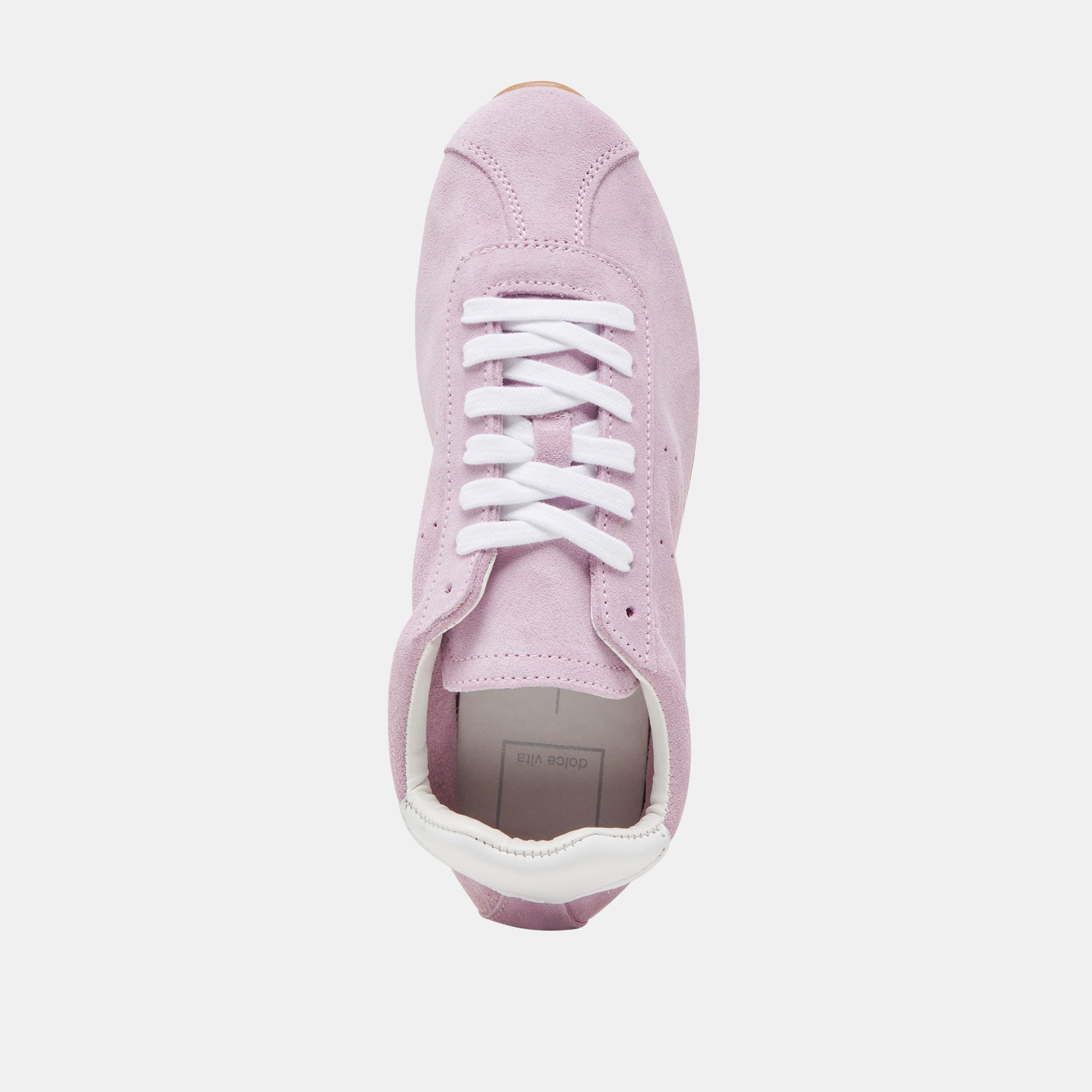 SERINA Women's Lavender Suede Sneakers - Comfortable Casual Walking Shoes for Work, Travel & Everyday Wear