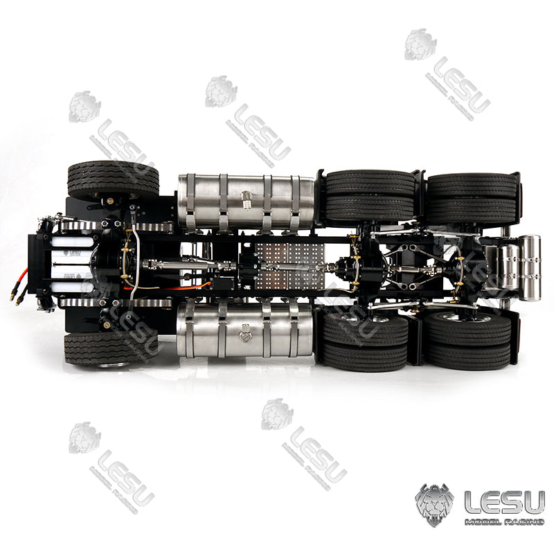 1/14 TAMIIYA FH16 RC Tractor Truck Metal 6x6 Chassis Kit with Motor & Servo Accessories for DIY Model Cars - Perfect for RC Enthusiasts & Hobbyists