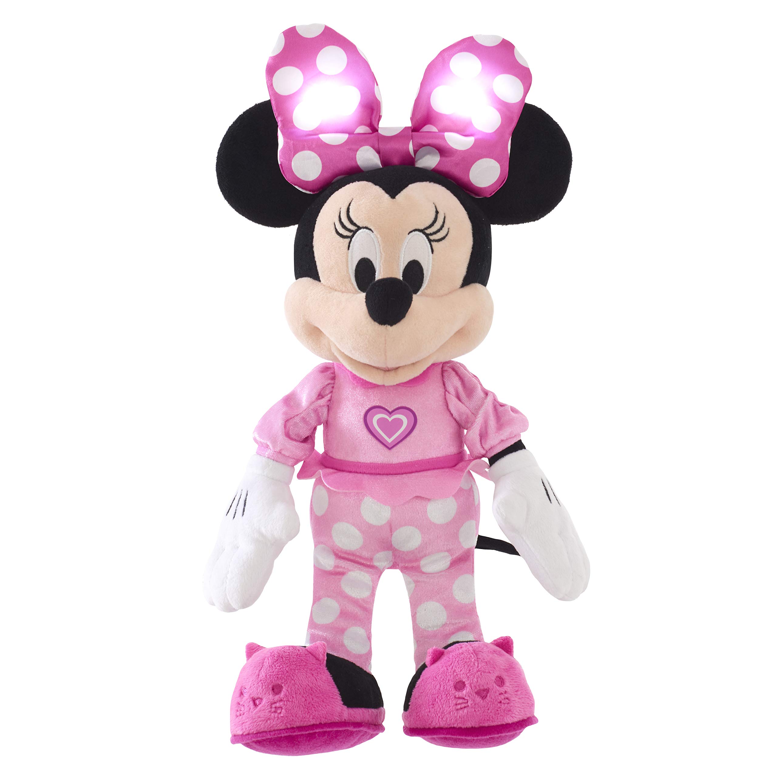 Minnie Mouse Happy Helpers Singing Plush Toy - Officially Licensed Disney Plush for Kids Ages 3+ | Interactive Musical Stuffed Animal for Playtime, Birthday Gifts & Disney Collections