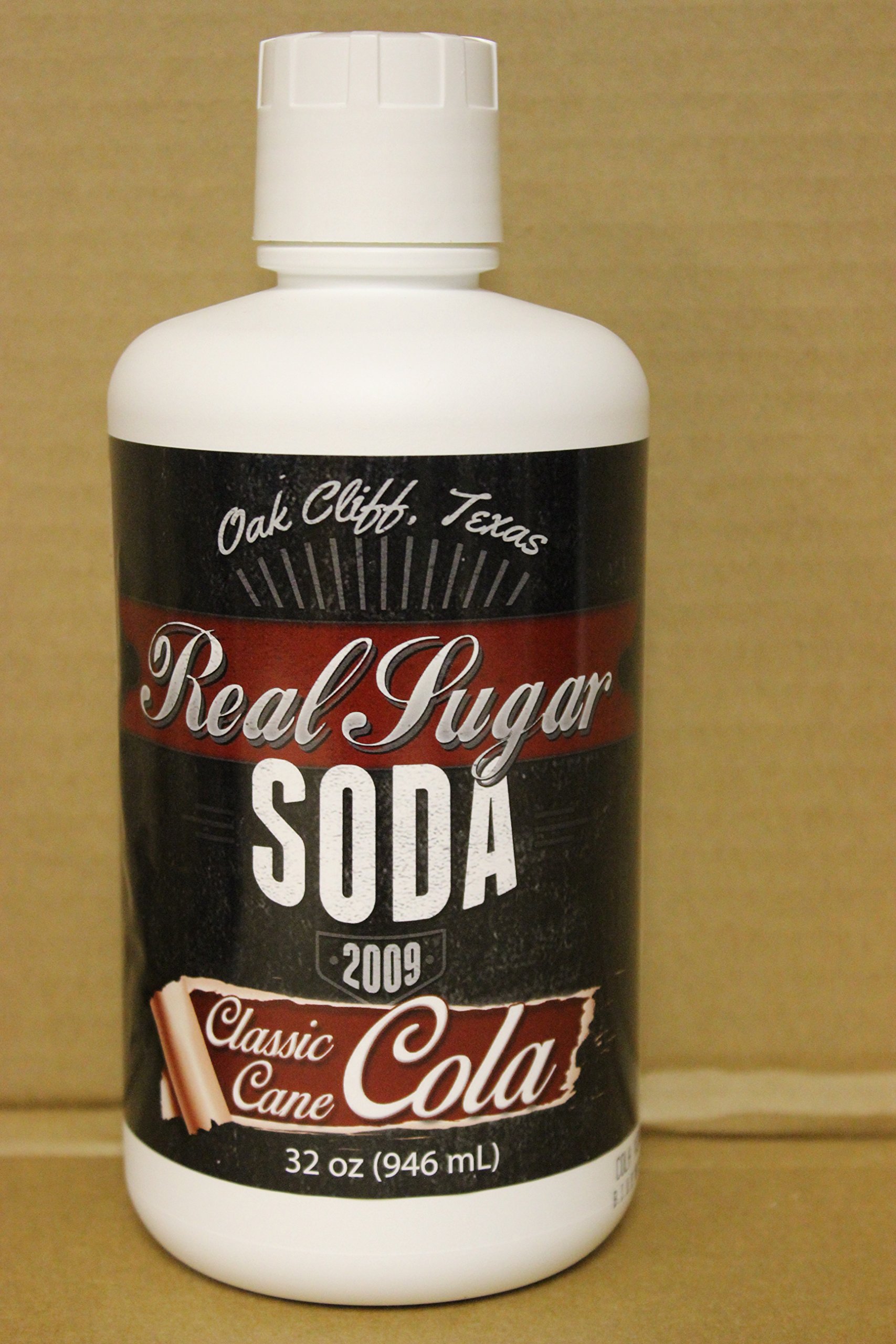 Oak Cliff Beverage Works Real Sugar Cola Syrup - Small-Batch Craft Soda with Natural Flavors - 12 Pack (12.7oz Bottles) - Perfect for Home Bars, Parties & Vintage Soda Fountain Recipes