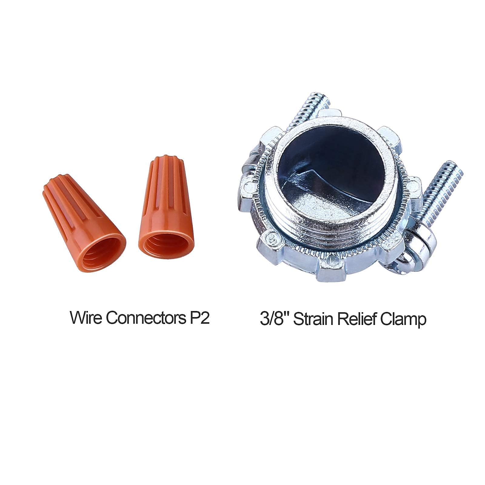 HK Bundle - 2 Items Garbage Disposal Air Switch Kit with Power Cord, Stainless Steel Sink Top Waste Disposer On/Off Push Button (2.5