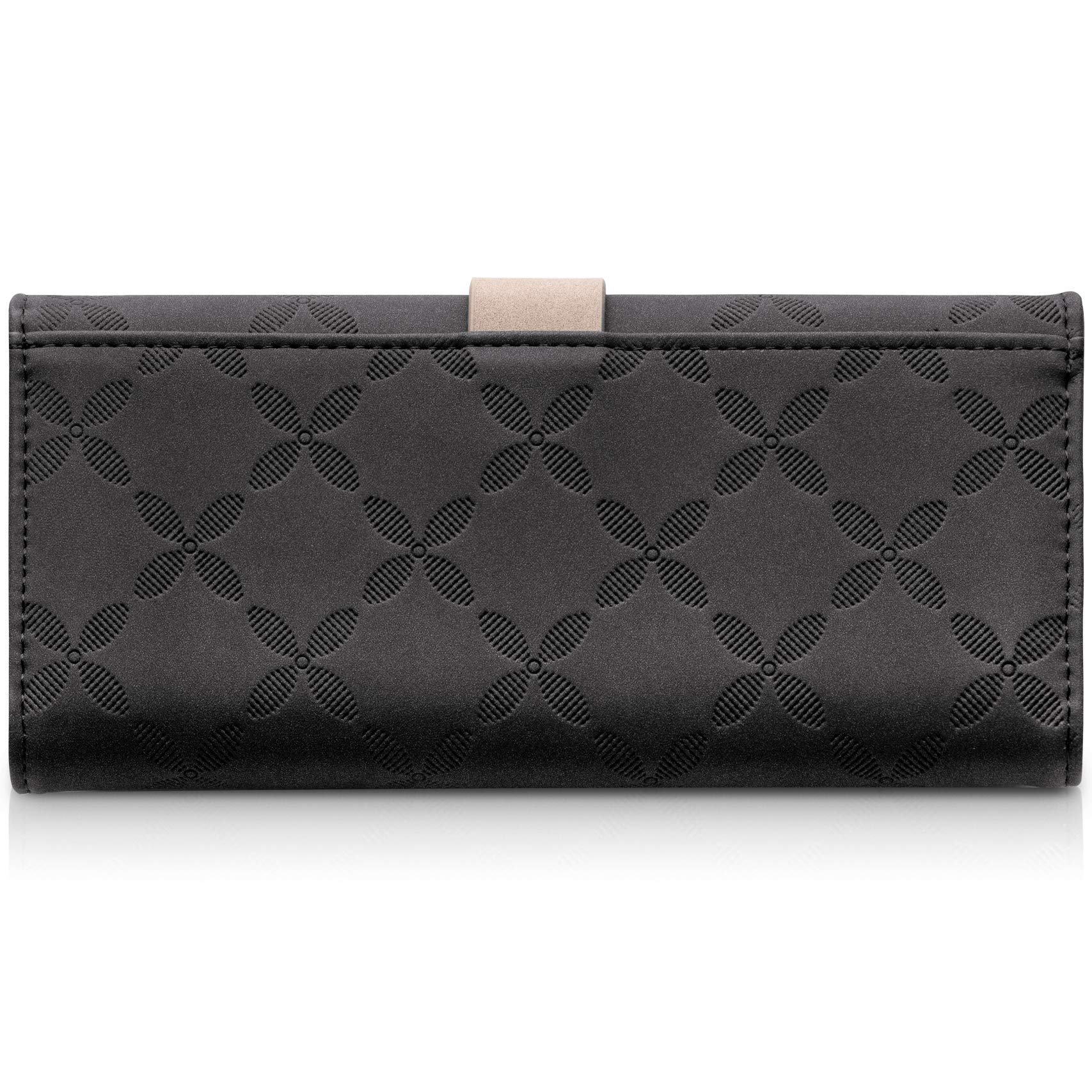 PAULO SERINI® Vegan Leather Wallet for Women - Slim RFID Blocking Card Holder with Coin Purse & Wrist Strap - Fashionable Wristlet Clutch (9 Colors) - Perfect for Everyday Use, Travel & Birthday Gifts