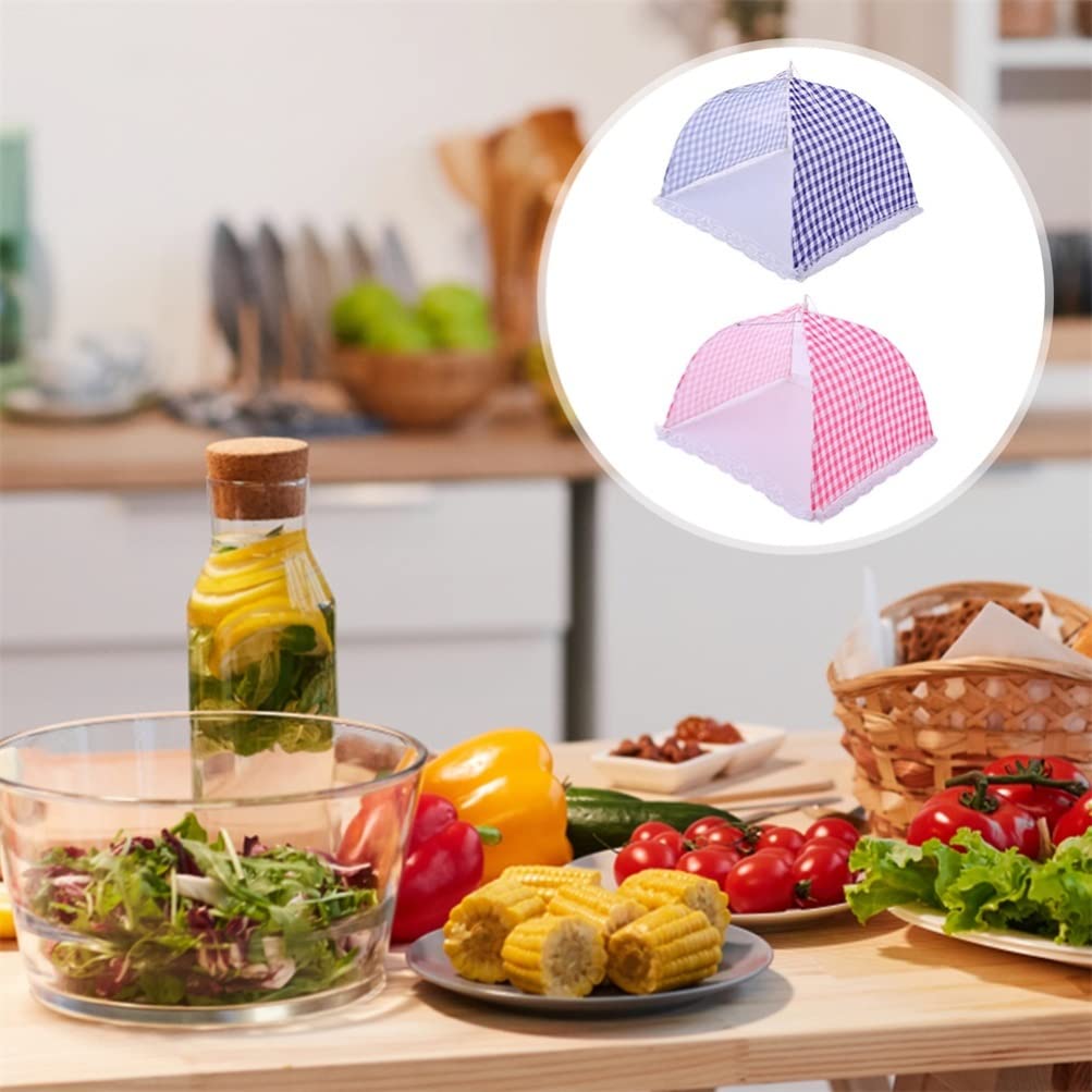DOITOOL Outdoor Food Cover Tent - Mesh Net for Camping, Picnics & Patio Dining | Stylish Kitchen & Party Decoration | Plate & Dish Umbrella Protector for Flies & Bugs