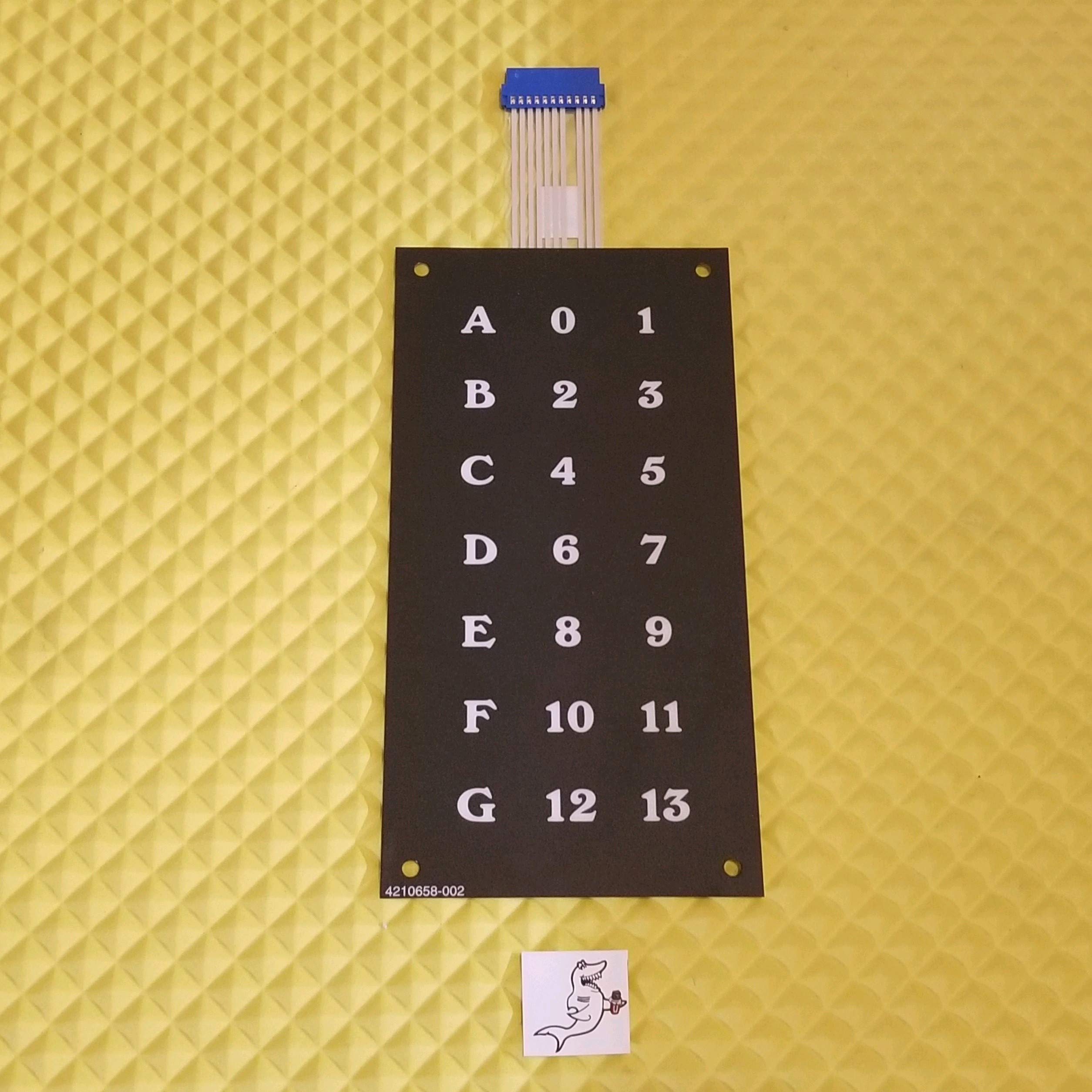 FSI Fawn/USI Lance Snack Vending Machine Keypad - Replacement Part (4210658-002) for Easy Maintenance & Repair | Perfect for Convenience Stores, Offices & Public Spaces