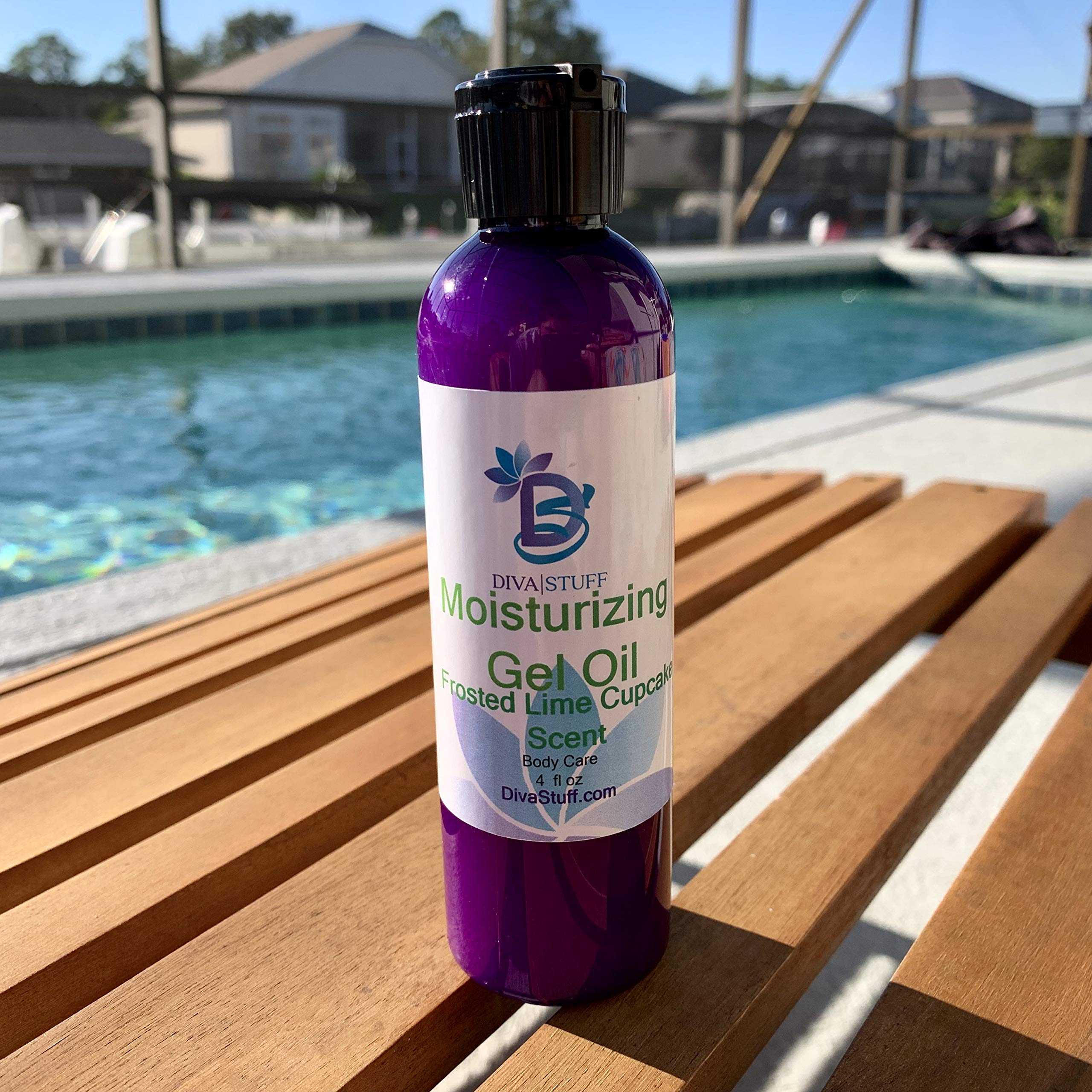 Frosted Lime Cupcake Scented Body Gel-Oil | Nourishing Gel-Oil Formula with Hydrating Oils | Perfect for Shower, Bath & Moisturizing Dry Skin
