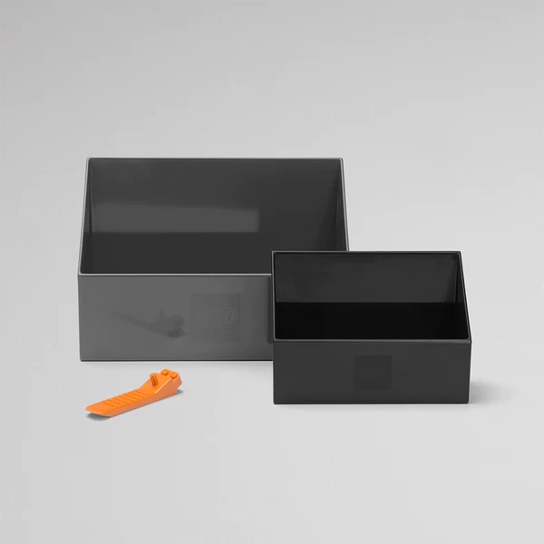 LEGO Scooper Set - 3-Piece Construction Toy in Grey & Black for Kids & Adults - Perfect for Building, Play & Collecting