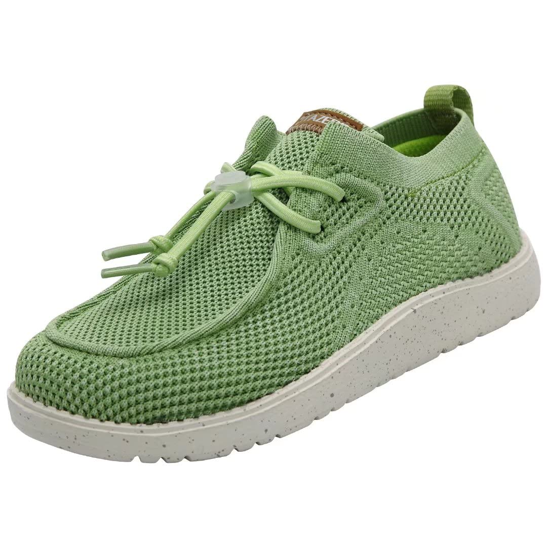 TAZERO Boys & Girls Slip-On Loafers - Kids & Youth Stretch Comfort Shoes - Lightweight Boat Shoes for Children & Women - Perfect for School, Casual Wear & Outdoor Activities