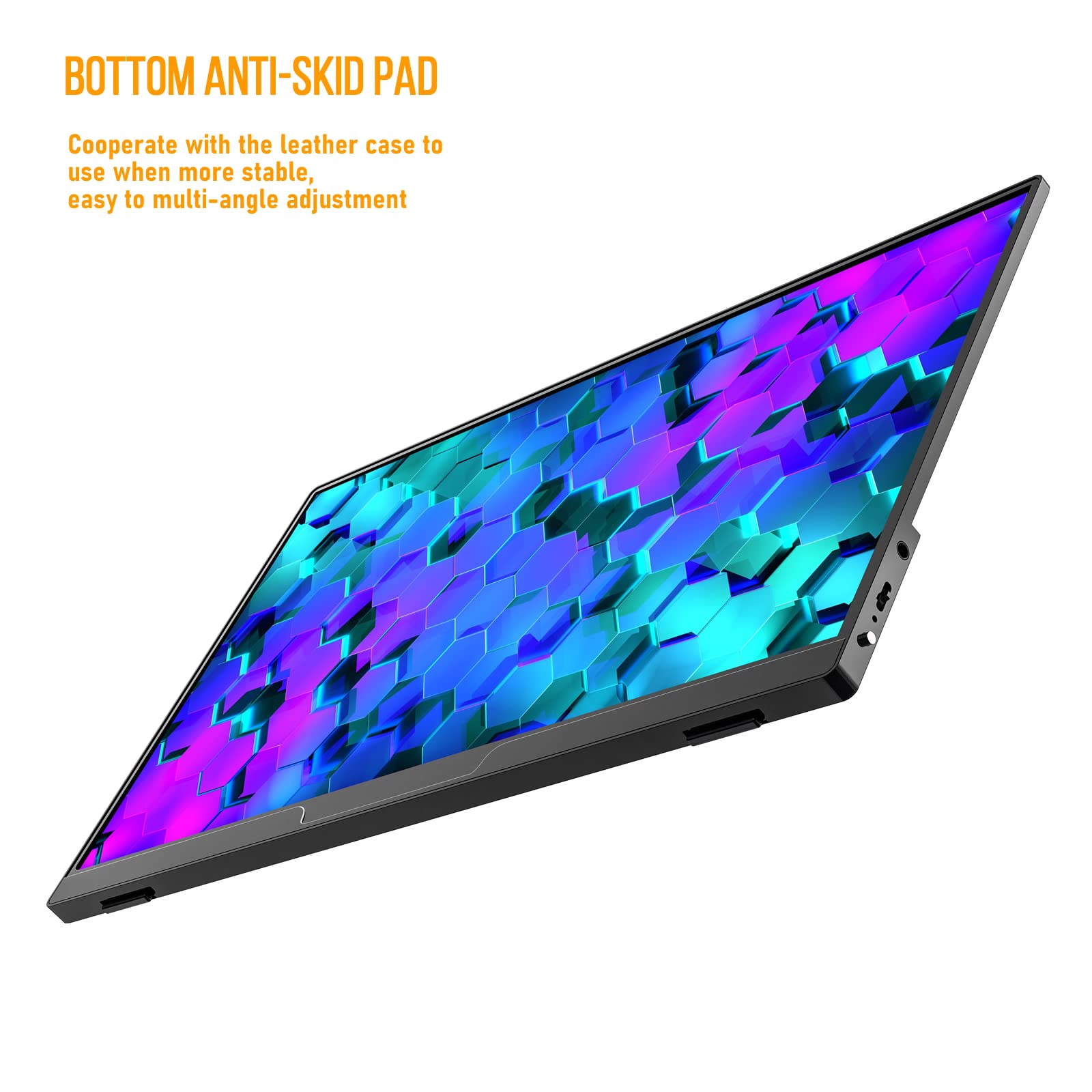Bimawen 17.3 Inch 2K Portable Monitor for Laptop - Ultra Slim 1440p External Display, Compatible with Phone, Nintendo Switch, PC, MacBook, Raspberry Pi 4, PS3, PS4 - Perfect for Gaming, Work & Travel