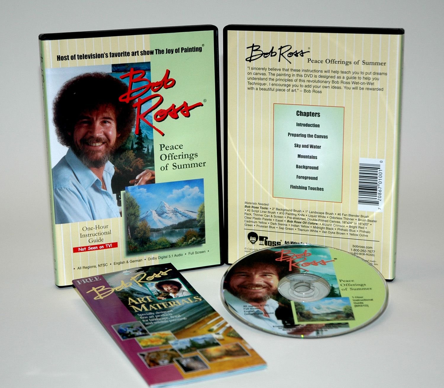 Bob Ross The Joy of Painting: Peace Offerings - Premium Art Supplies for Oil Painting & Canvas Art | Perfect for Beginners, Artists & DIY Home Decor