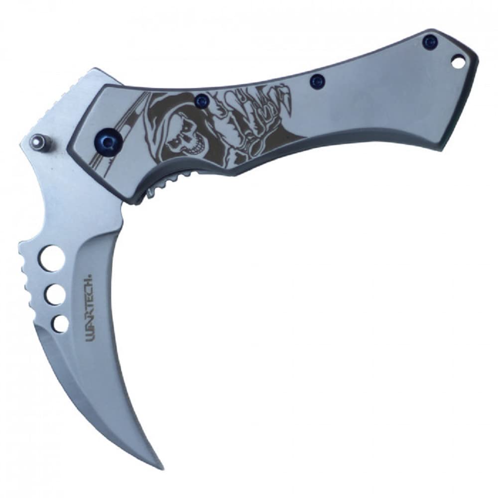 Grim Reaper Karambit Scythe Tactical Combat Pocket Knife - Limited Edition | Self-Defense, Outdoor Survival & Camping Tool | Collector's Item for Knife Enthusiasts