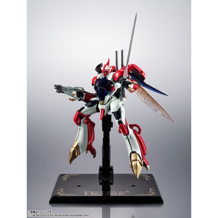 Bandai Metal Robot Spirits Aura Battler Billbine Action Figure Collectible Model - High-Quality Anime Robot Toy for Display & Collection | Perfect for Anime Fans, Model Enthusiasts & Gift Giving