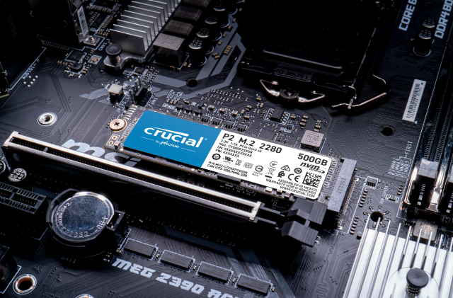 Crucial P2 3D NAND NVMe PCIe M.2 Internal SSD - 250GB/500GB/1TB/2TB High-Speed Storage for Gaming, Laptops & PC Upgrades | Fast Boot & Load Times