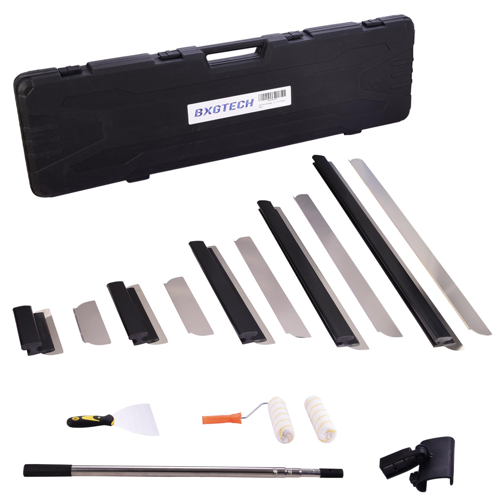 Professional Drywall Skimming Blade Set with Extension Handle - 10