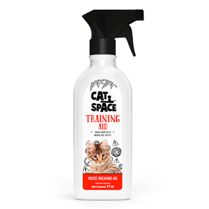 Cat Space Training Aid 500ml - Effective Cat Litter Box Training Spray for Kittens & Adult Cats | Helps Prevent Accidents & Encourage Proper Litter Box Use | Ideal for New Pet Owners & Multi-Cat Households