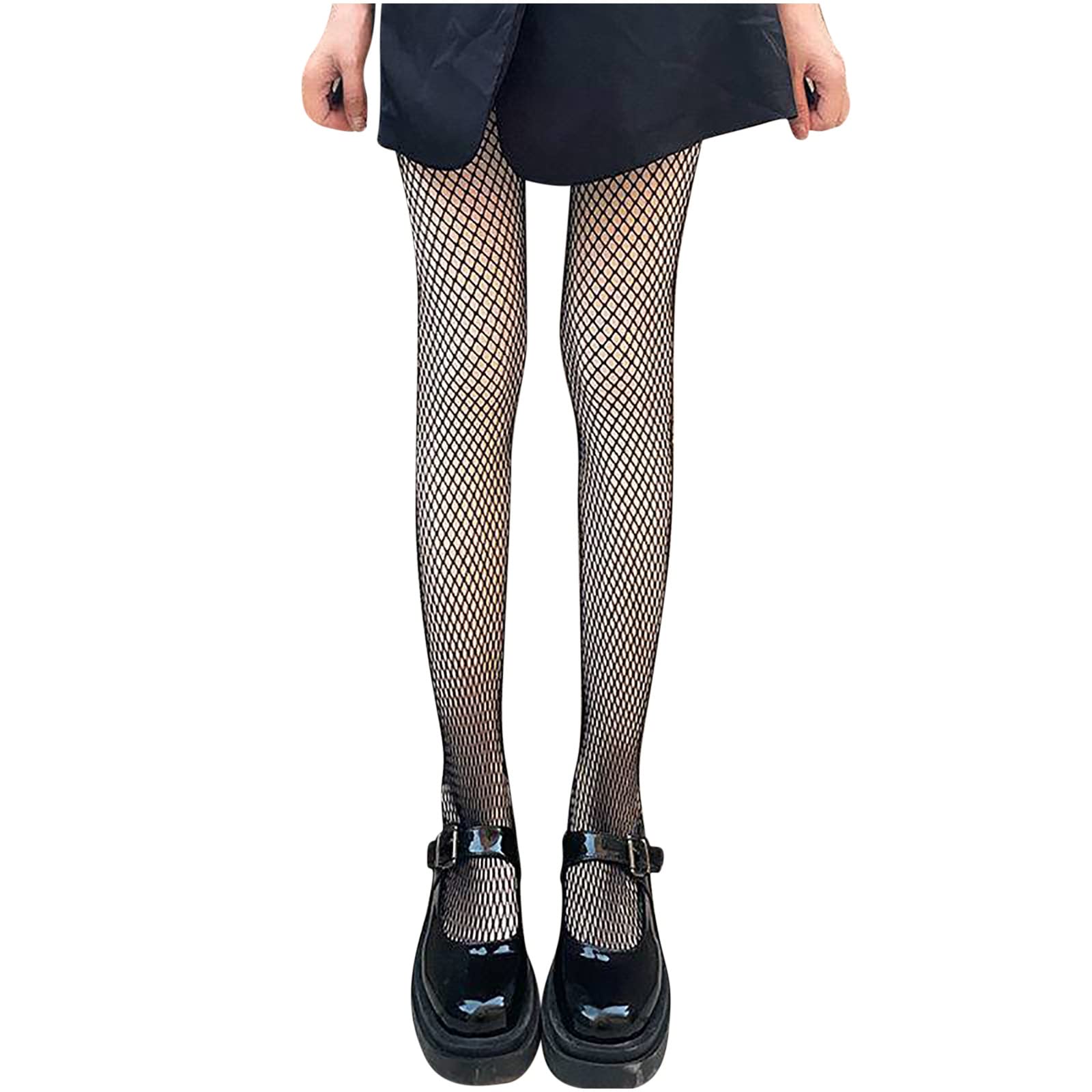 SAINGACE Women's Fleece Lined Letter Fishnet Tights - High Waist Sexy Stockings, Leggings & Pantyhose for Winter Warmth, Fashion Outfits & Party Wear