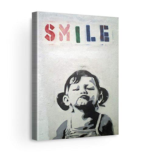Banksy Smile Girl