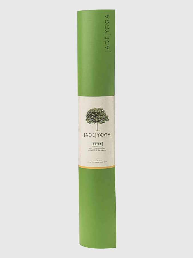 Premium Jade Yoga Extra Thick 4.5mm Non-Slip Yoga Mat for Hot Yoga, Pilates & Home Workouts - Eco-Friendly Natural Rubber Mat with Superior Cushioning