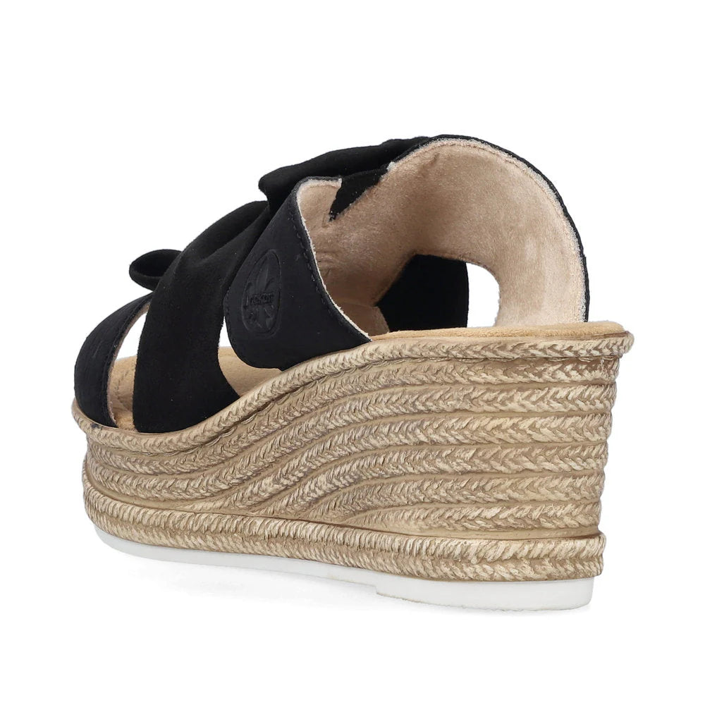 Rieker 68789 Black Women's Comfortable Casual Shoes for Walking, Work & Everyday Wear