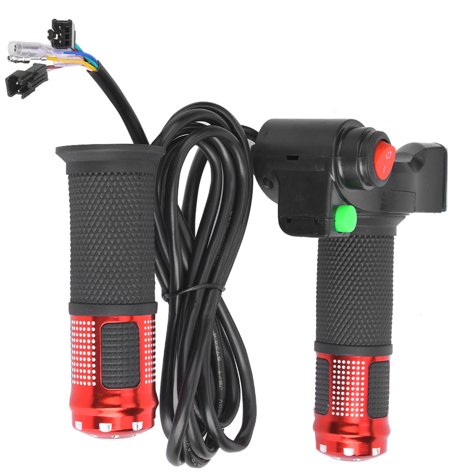 Universal Thumb Throttle with Red LED Voltage Display (12-99V) - Compatible with Electric Scooters, Bikes & ATVs - Perfect for Commuting, Off-Roading & DIY Electric Vehicle Modifications