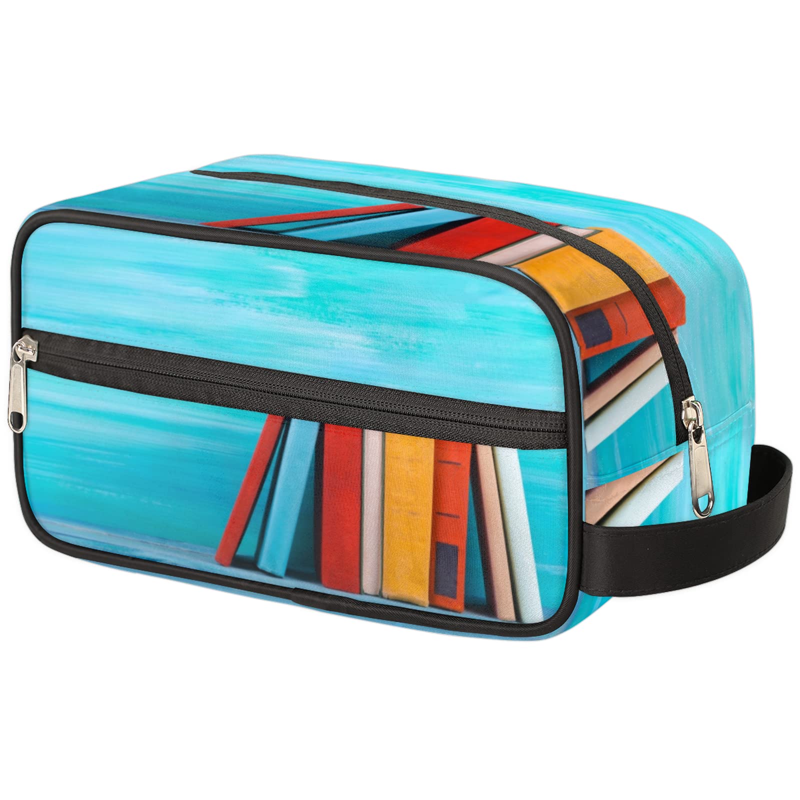**Pardick Wood Book Travel Toiletry Bag for Women & Men – Waterproof Cosmetic Makeup Organizer, Large Capacity Dopp Kit for Shaving & Toiletries – Perfect for Travel, Gym, Camping & Daily Use**