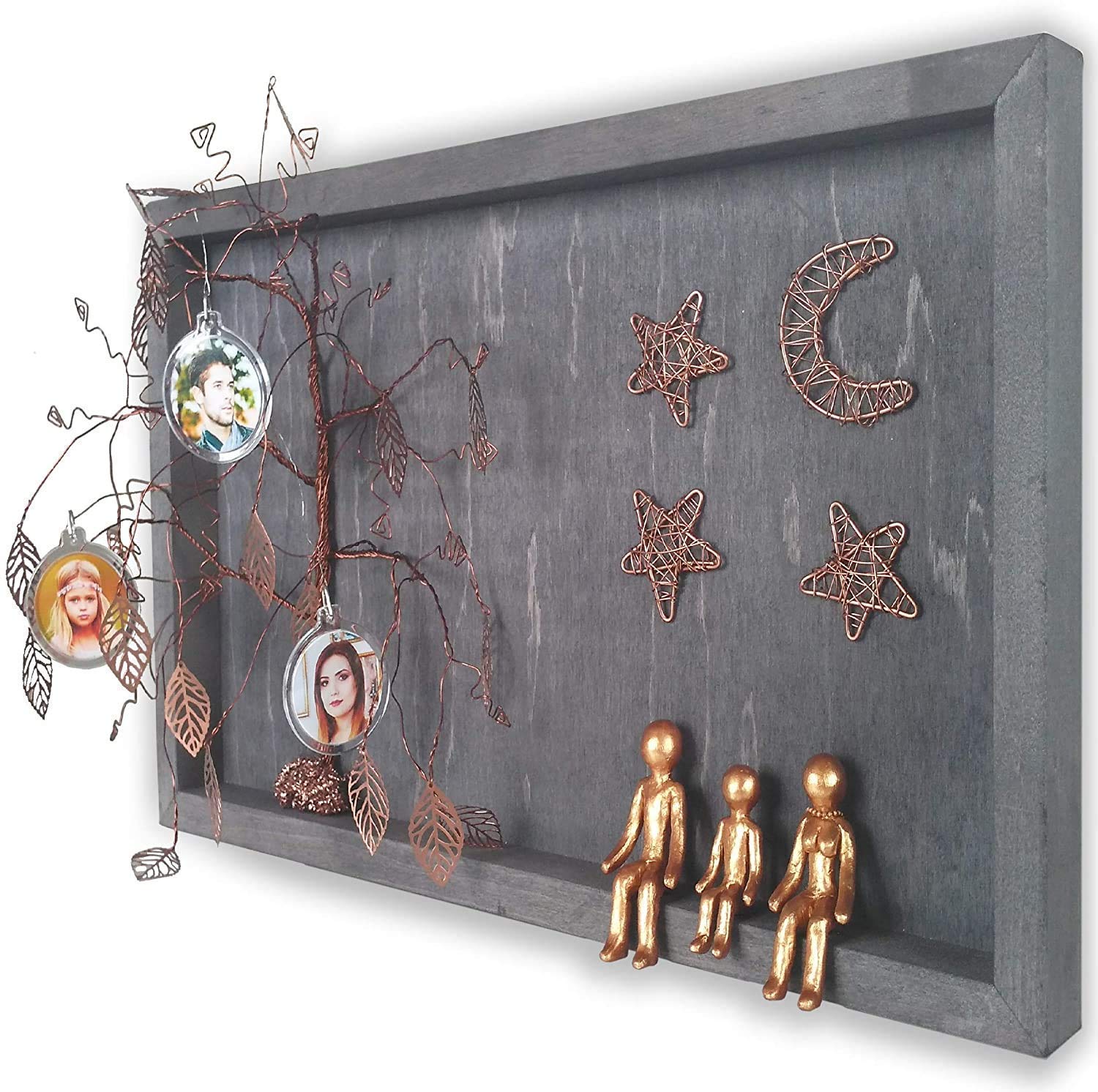 Personalized Silver Steel Wedding Anniversary Figurines - 5-Piece Set for 6th, 10th, 11th, 25th, 40th, 60th, 80th Years - Unique Gifts for Women, Men, Wife, Husband & In-Laws | Perfect for Anniversary Celebrations, Home Decor & Romantic Keepsakes