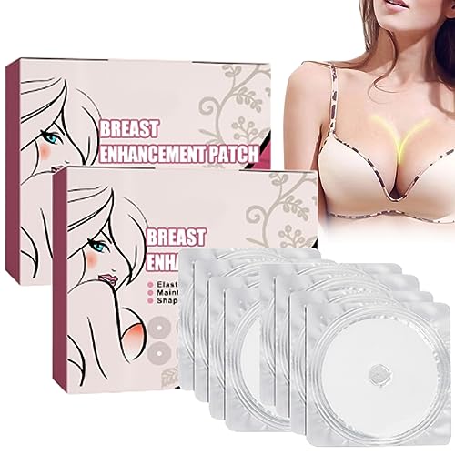 Natural SizeUp Keratopeptide Protein Breast Patch - Firming & Lifting Breast Enhancement (2 Boxes) | Non-Surgical Solution for Fuller, Perkier Bust | Perfect for Daily Wear, Special Occasions & Post-Pregnancy Recovery
