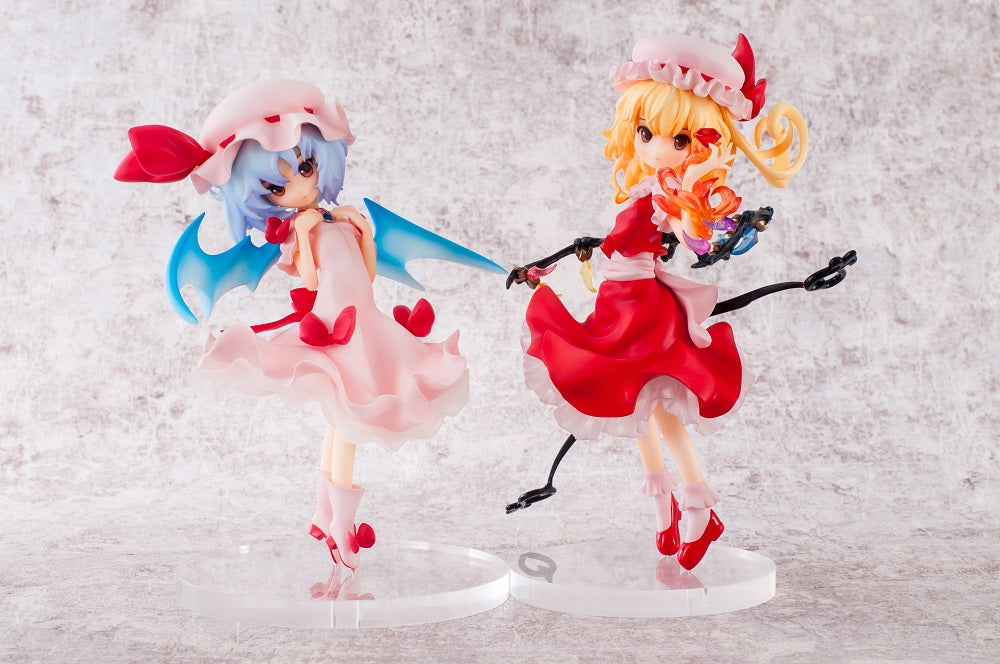 Touhou Project Flandre Scarlet Aquamarine Non-Scale Anime Statue Figure - Perfect for Anime Collections, Gaming Room Decor & Gift for Touhou Fans