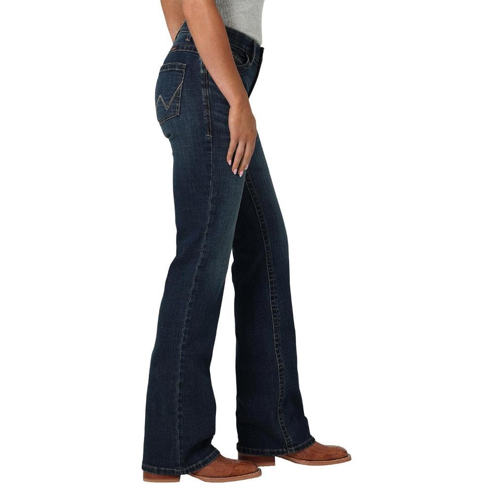 Wrangler Women's Ultimate Riding Jeans - Comfortable & Durable Cowgirl Jeans for Horseback Riding, Ranch Work & Western Fashion