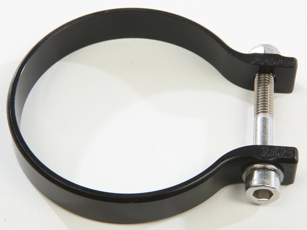 2.625 Inch Heavy Duty Black Strap Clamp - Secure Pipes, Hoses, and Cables for Plumbing, Automotive, and DIY Projects