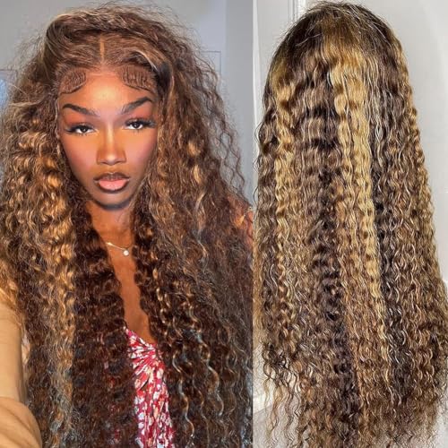 4x4 Highlight Deep Wave Wig
