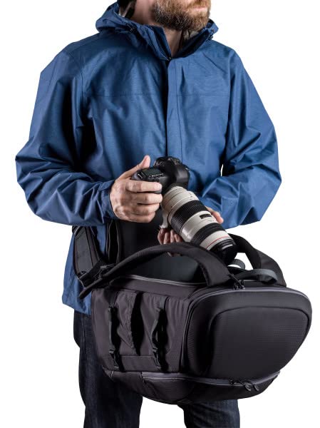 Tenba Solstice 24L DSLR Camera Backpack - Waterproof Blue Photography Bag for Travel & Hiking (636-416) | Perfect for Outdoor Adventures & Professional Photographers