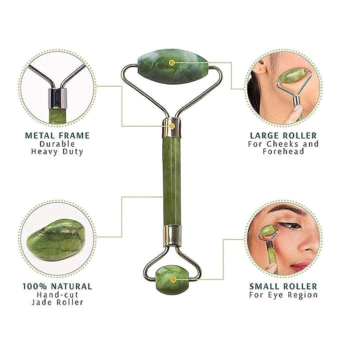 ShopiMoz 5-in-1 Reusable Ice Roller & Massager Set for Face, Eyes & Body - Skin Tightening & Puffiness Relief - Perfect for Home Spa, Post-Workout Recovery & Morning Skincare Routine