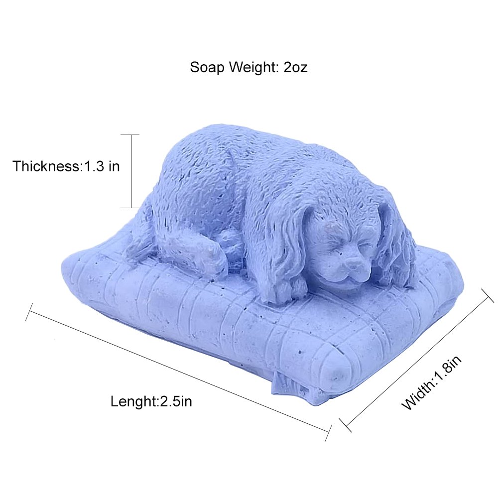 Premium Silicone Dog Puppy Soap & Candle Molds - DIY Craft Molds for Resin, Wax, Bath Bombs - Perfect for Homemade Gifts, Party Favors & Craft Projects