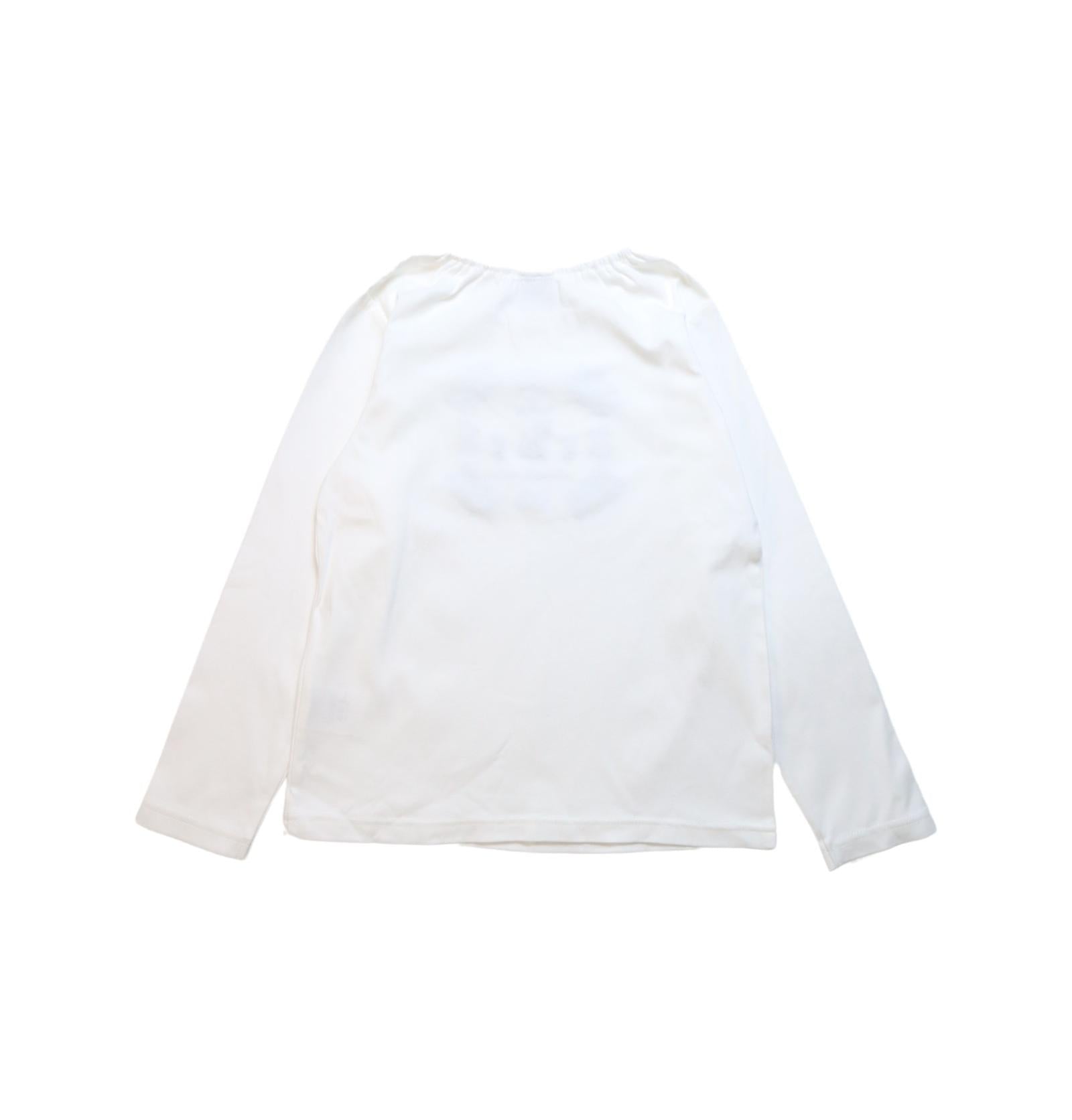 Anna Sui Long Sleeve Graphic T-Shirt for Girls - Cute Fashion Top (Size 7Y 8Y) - Perfect for School, Playdates & Casual Outfits
