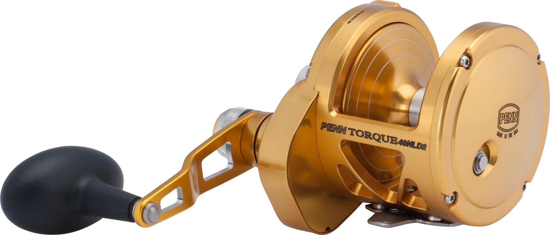 Torque® Lever Drag 2-Speed Conventional Fishing Reel - Saltwater & Freshwater Trolling Reel for Offshore & Inshore Fishing