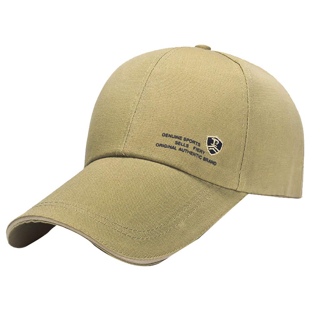 Stylish Unisex Baseball Cap for Outdoor Activities - Golf, Hiking & Sun Protection - Adjustable Black Fitted Hat for Men & Women