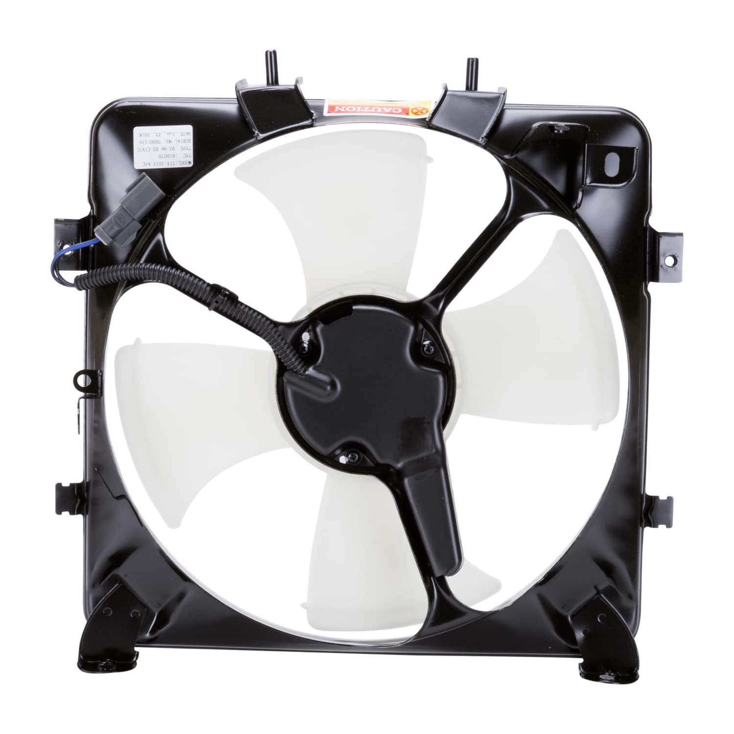 TYC A/C Condenser Fan Assembly 610070 - Replacement Cooling System Part for Car & Truck AC Repair | Perfect for Summer Heat & Road Trips
