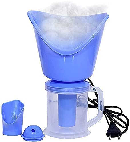 UDEETA MART 3-in-1 Face, Nose & Cough Steamer - Plastic Steam Vaporizer, Nozzle Inhaler & Facial Sauna for Adults & Kids | Relieves Congestion, Hydrates Skin | Perfect for Cold Relief & Home Spa Treatments