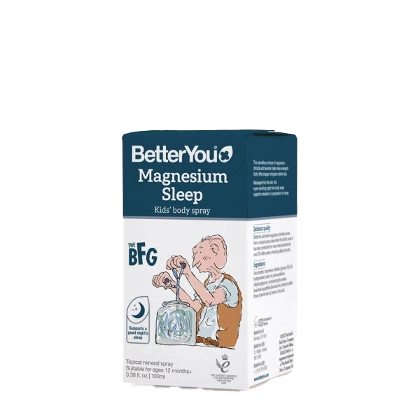 BetterYou Roald Dahl Kids Sleep Body Spray 100ml - Natural Lavender & Chamomile Aromatherapy for Children's Bedtime Relaxation | Perfect for Nighttime Routine, Calming Anxious Kids & Promoting Peaceful Sleep