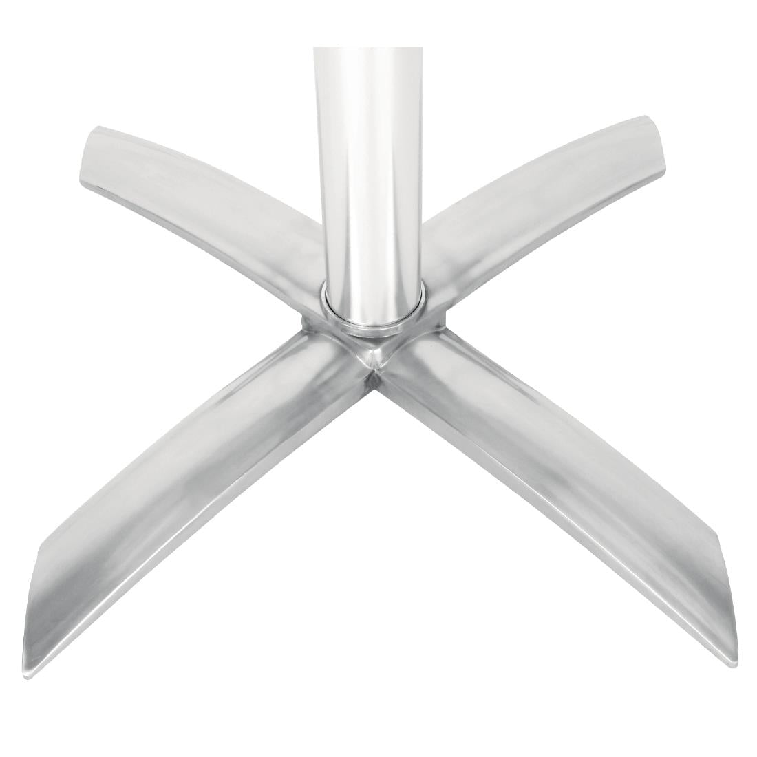 Stainless Steel Bolero Flip Top Bistro Table - Perfect for Outdoor Dining, Patio, Restaurant & Cafe Use