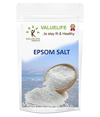 Valuelife Epsom Salt 990g - Pure Magnesium Sulfate for Relaxing Baths, Muscle Relief & Plant Care | Multipurpose Bath Salt & Natural Garden Fertilizer | Perfect for Spa Days, Post-Workout Recovery & Healthy Plants