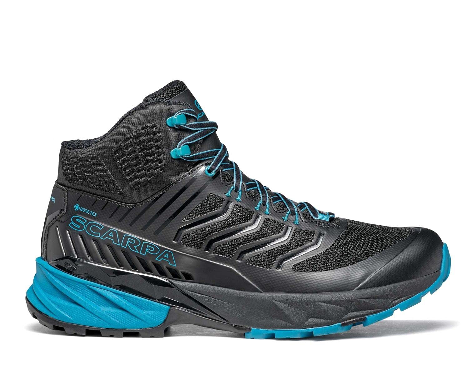 SCARPA Men's Rush Mid GTX Waterproof Hiking Boots - Gore-Tex Trail Running Shoes for Outdoor Adventures & Mountain Trekking