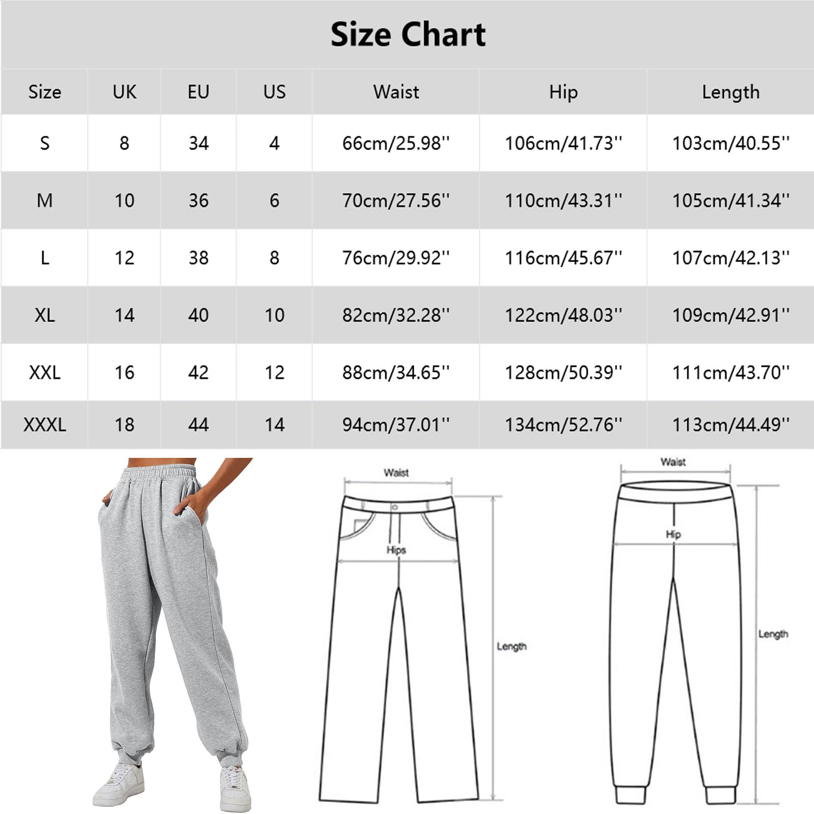 Women's High Waisted Baggy Sweatpants - Soft Lounge Joggers with Pockets & Cinched Bottom | Fall Fashion 2023 | Perfect for Yoga, Running Errands & Relaxing at Home