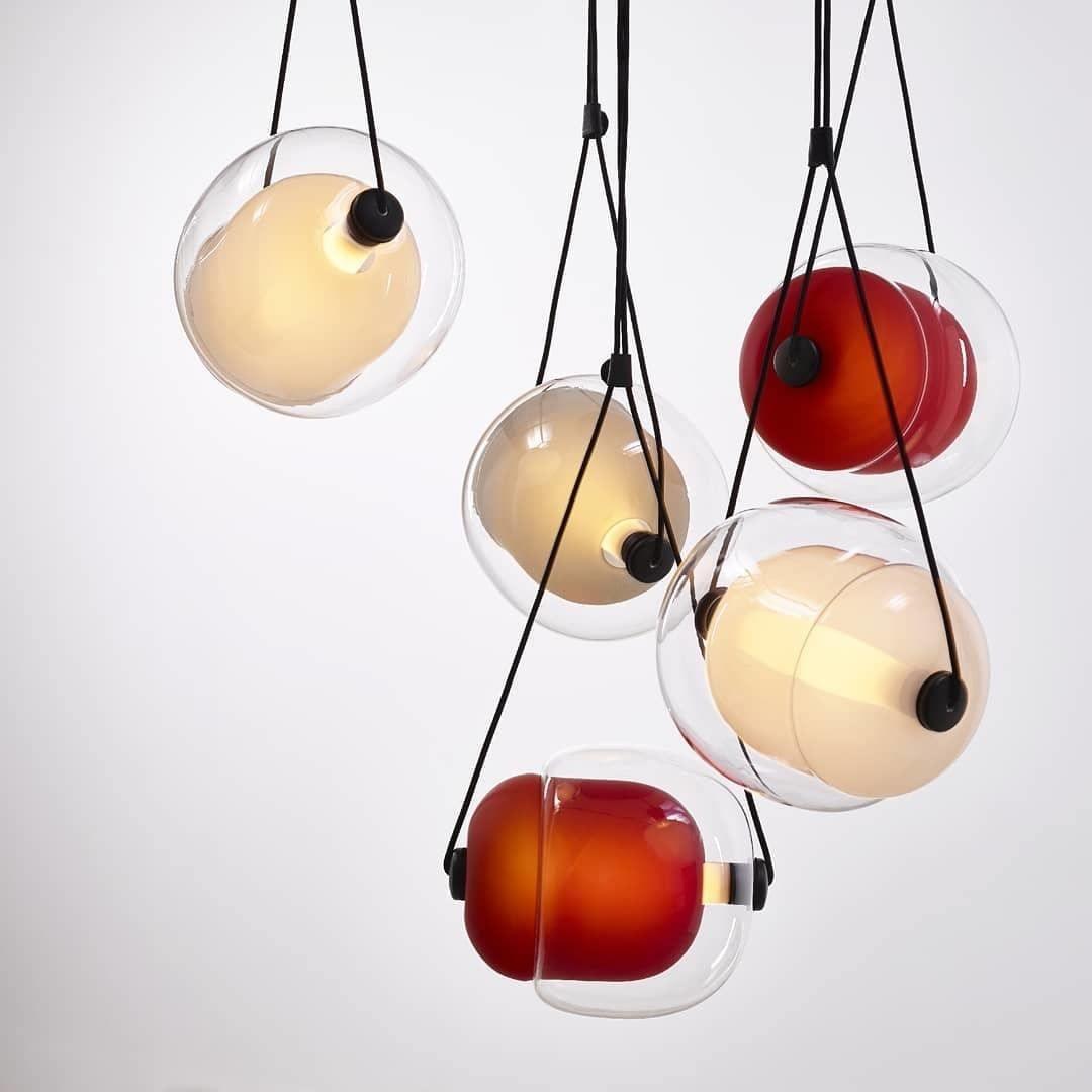 Elegant Cello Glass Pendant Light - Modern Ceiling Lighting Fixture for Dining Room, Kitchen Island & Bedroom Decor