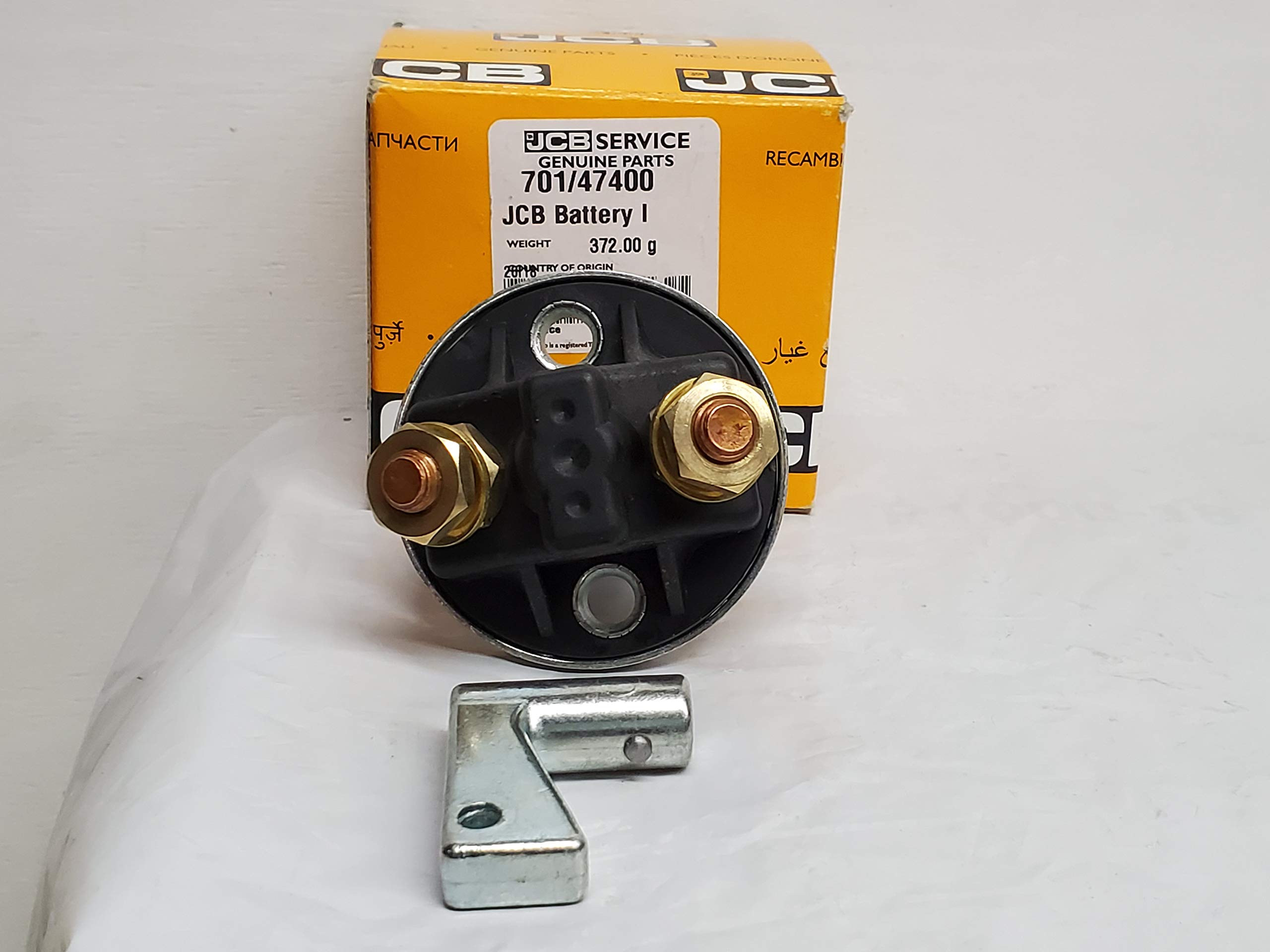 JCB Battery Isolator Switch (701/47400) - Heavy Duty 12V/24V Battery Disconnect for Marine, RV, Truck & Off-Road Vehicles - Perfect for Emergency Power Cutoff & Long-Term Storage